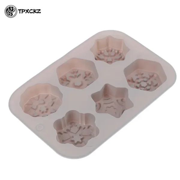Soap Making Kits - Snowflake Silicone Mold - Image 2